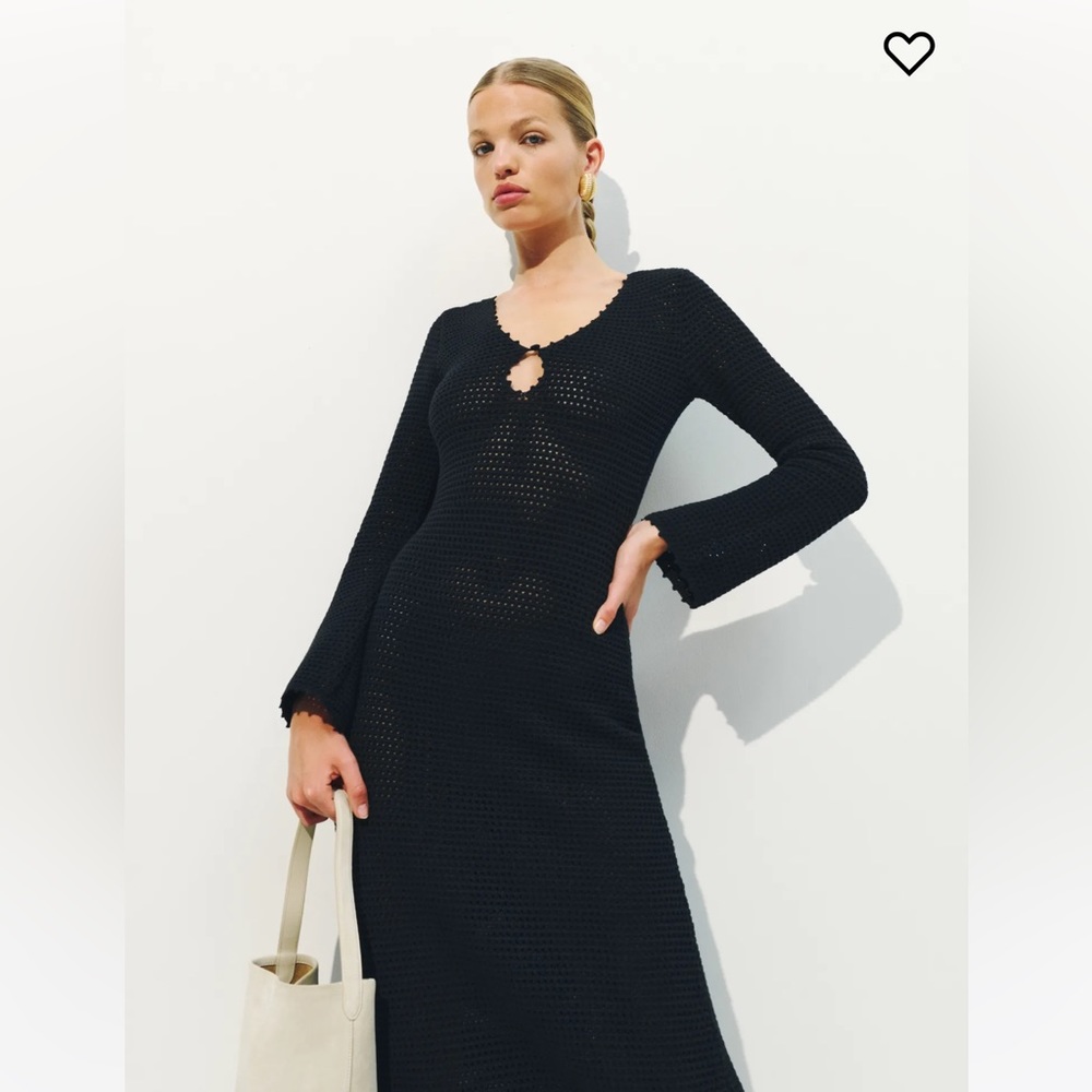 NWT Reformation size small Sean open knit dress - Picture 5 of 9